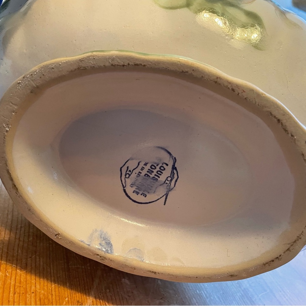 Vintage Louisville Stoneware Soup Tureen With Ladle‎ John B Taylor “Harvest” - Picture 11 of 12